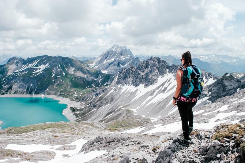 Schesaplana (108) Blick auf den Lünersee