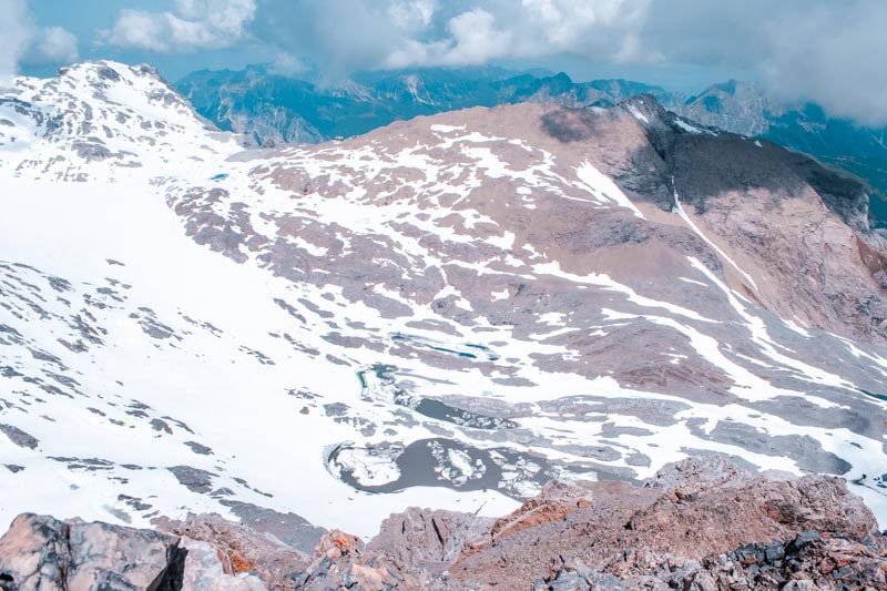 Schesaplana (95) Blick auf den Gletscher