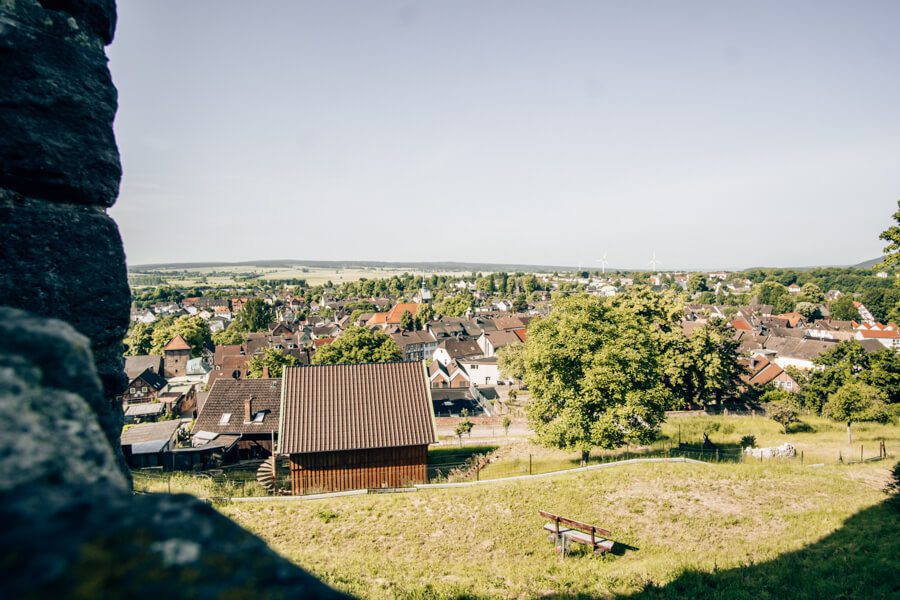 Stadtoldendorf-Weserbergland-Aussicht Stadtoldendorf Försterbergturm