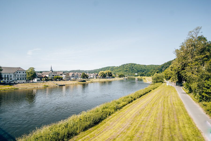 Weser Bodenwerder direkt an der Weser