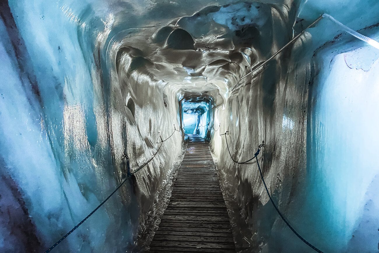 In der Gletscherspalte