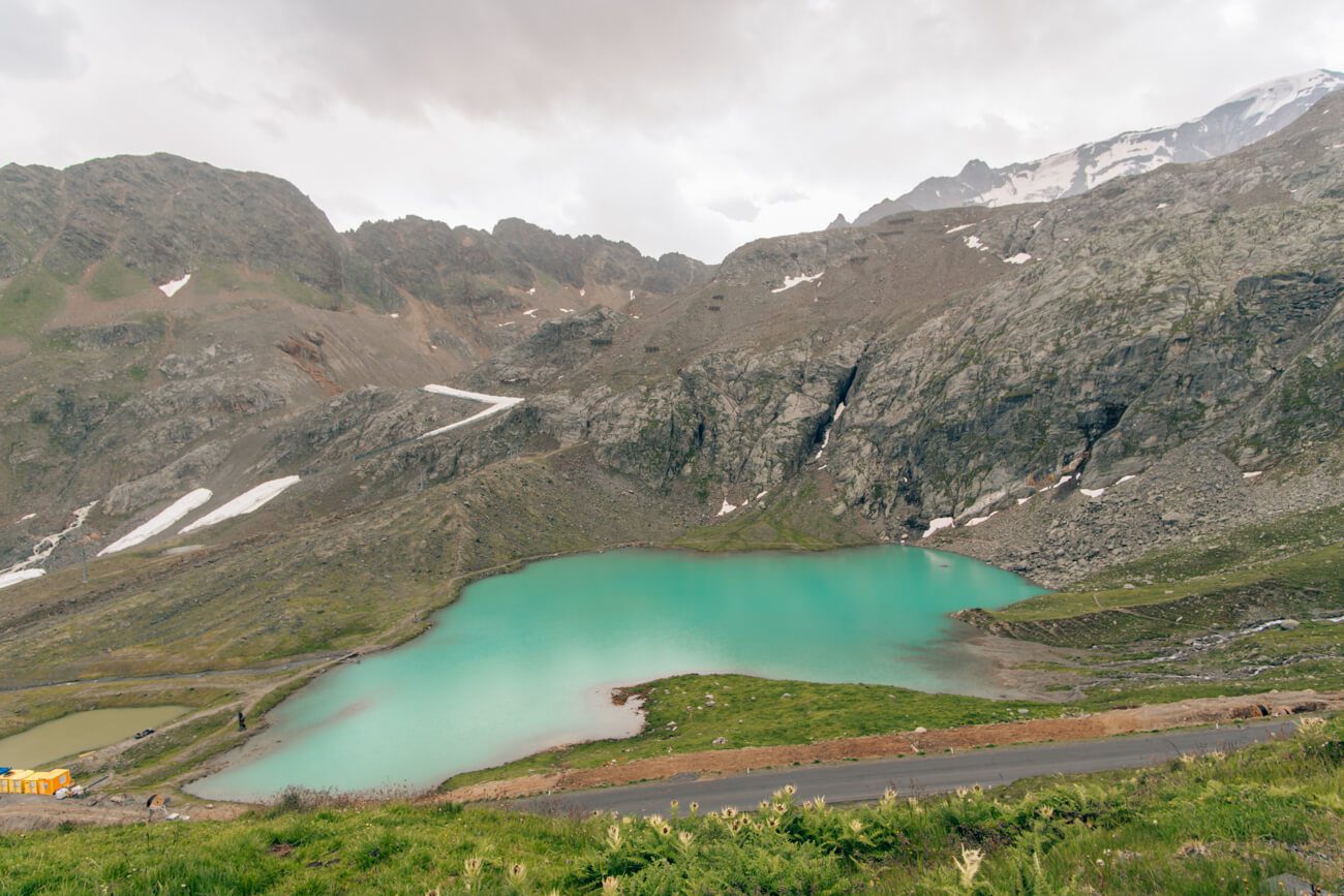 Weißsee an der Kaunertaler Gletscherstraße