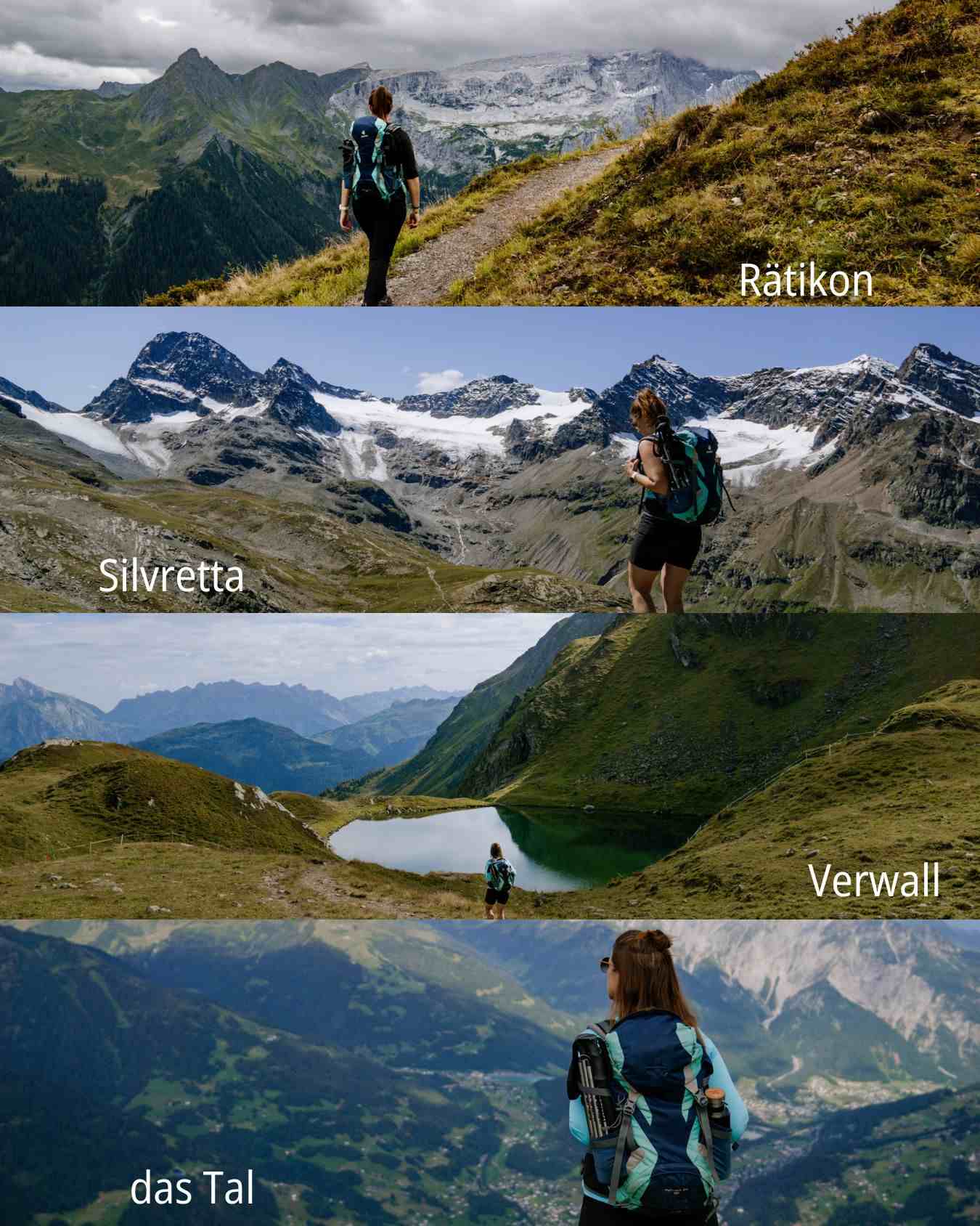 Alpenmosaik Erlebnisräume Die 4 Erlebnisräume des Alpenmosaik Montafon