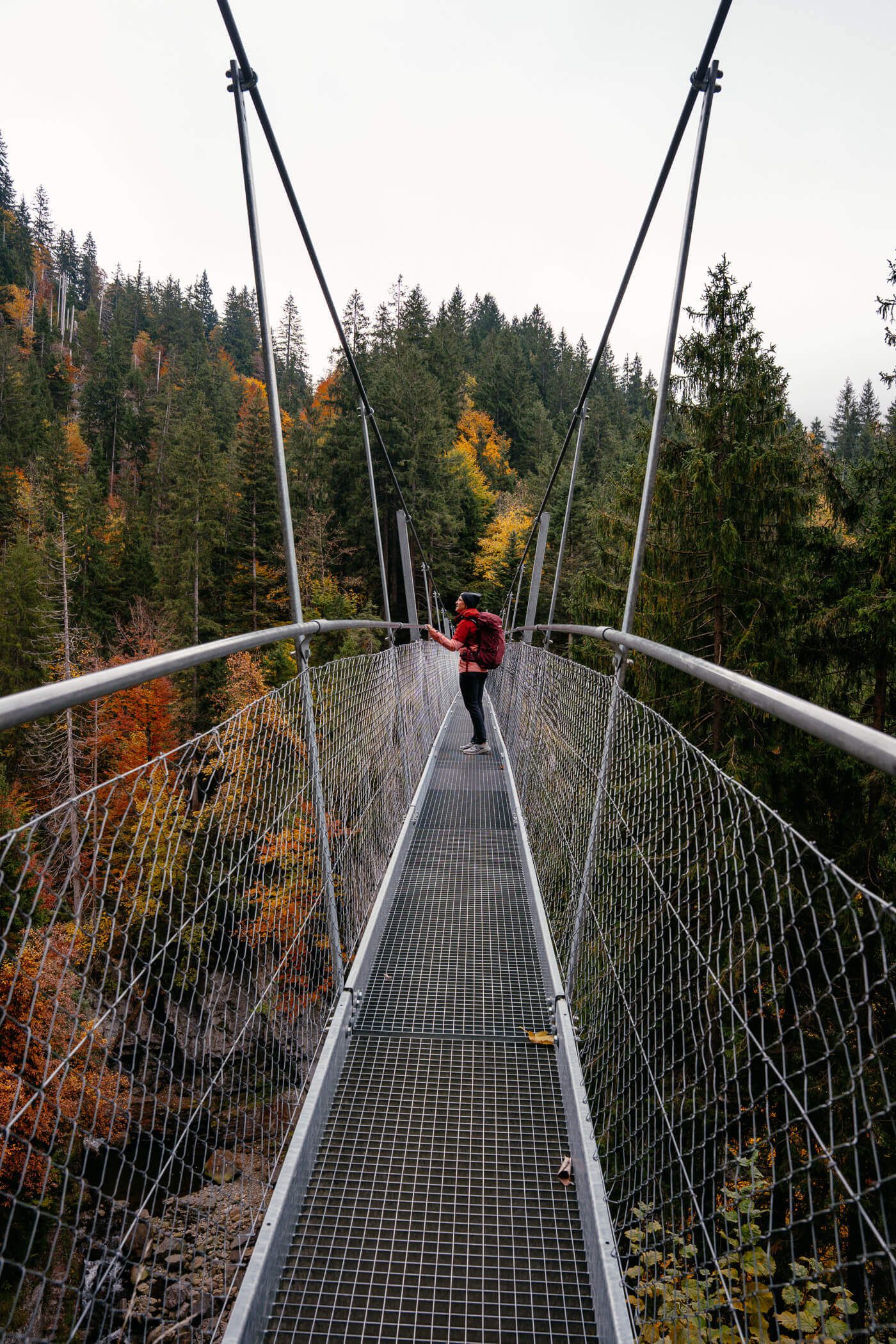 2025-10-13-Flühli-Chessiloch5 Hängebrücke Chessiloch