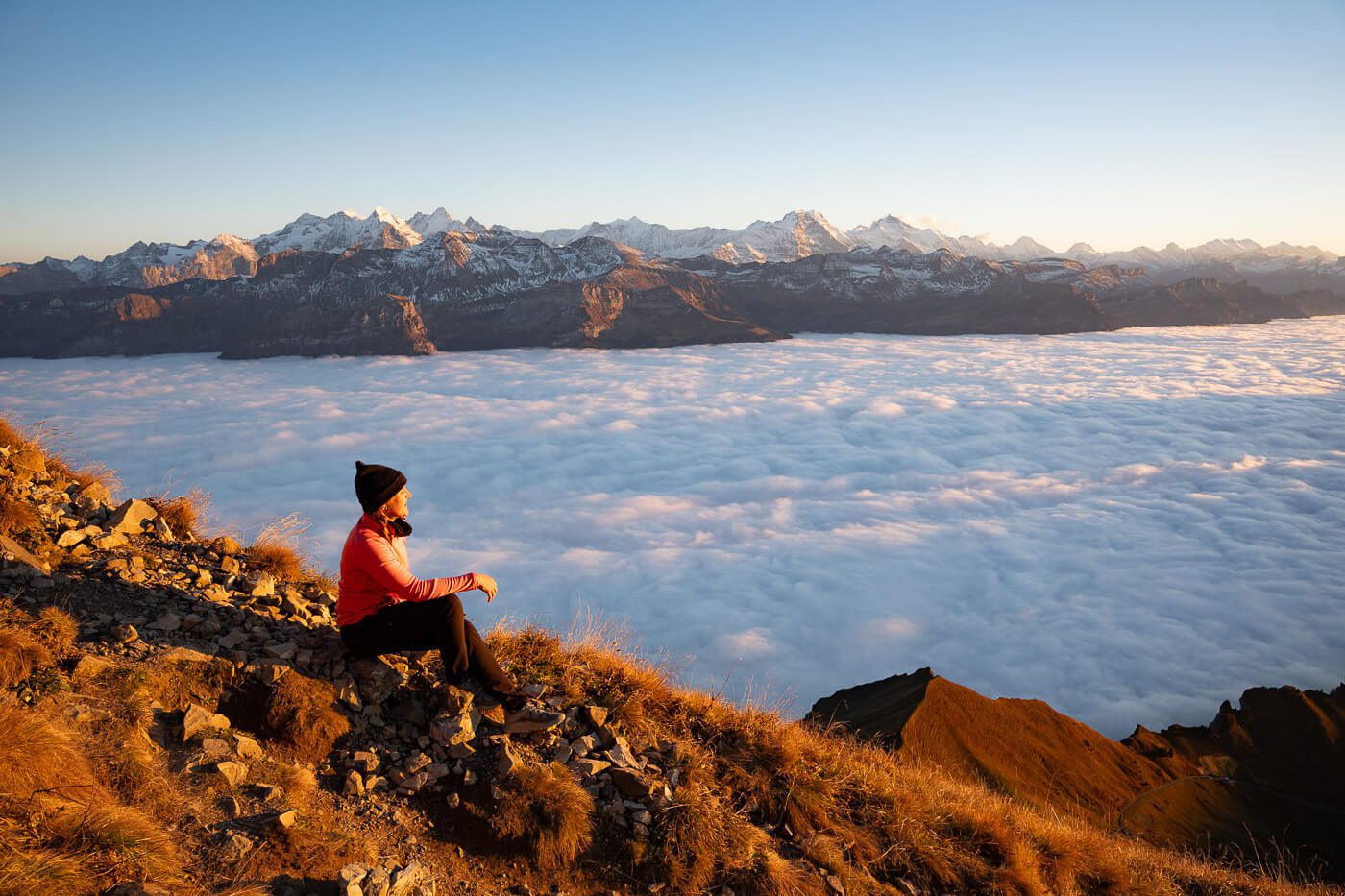 2025-10-14-Sörenberg-Brinezer-Rothorn240 Brienzer Rothorn Sonnenuntergangsstimmung