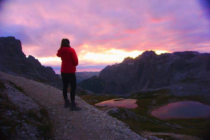 Morgenstimmung an den Drei Zinnen
