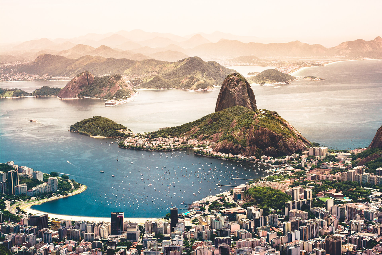 Blick über Rio de Janeiro
