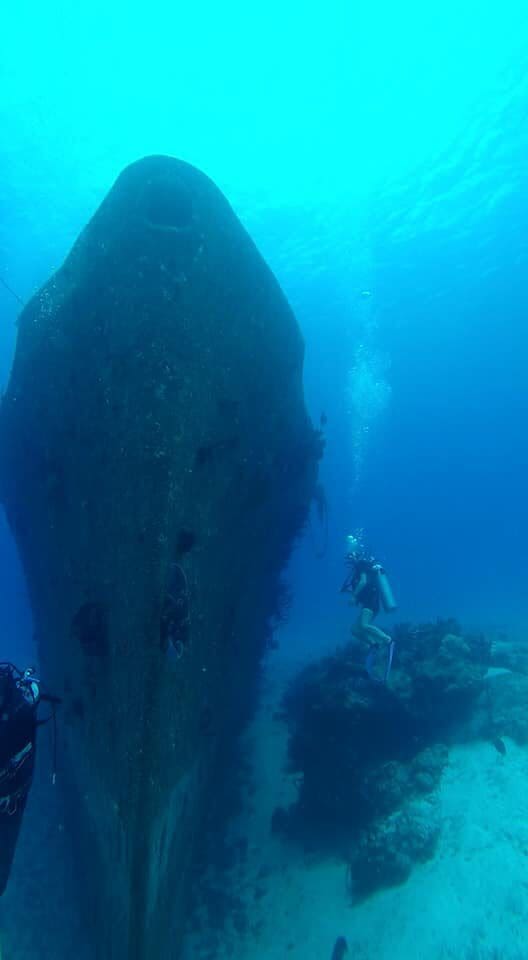 Wrack-Tauchen-Mexiko Schiffswrack Tauchen