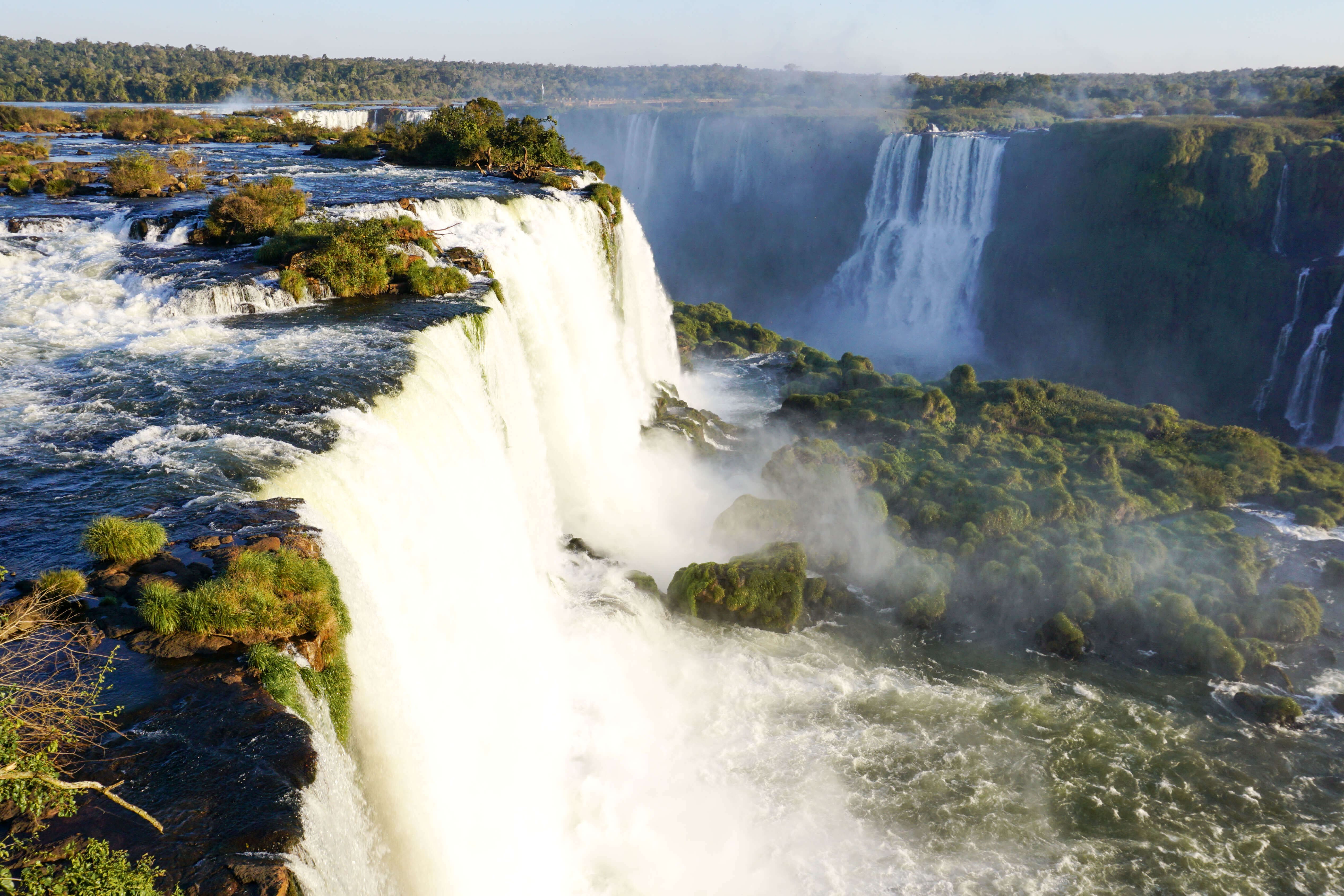 Iguazu-Wasserfälle-Brasilien Wasserfälle von Iguazu