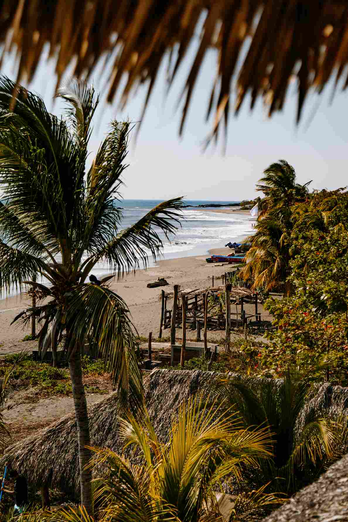 Blick auf den Stand von El Transito in Nicaragua