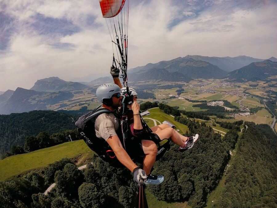 Tandemflug im Kaiserwinlk