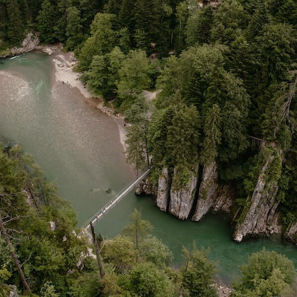 Die Entenlochklamm von oben