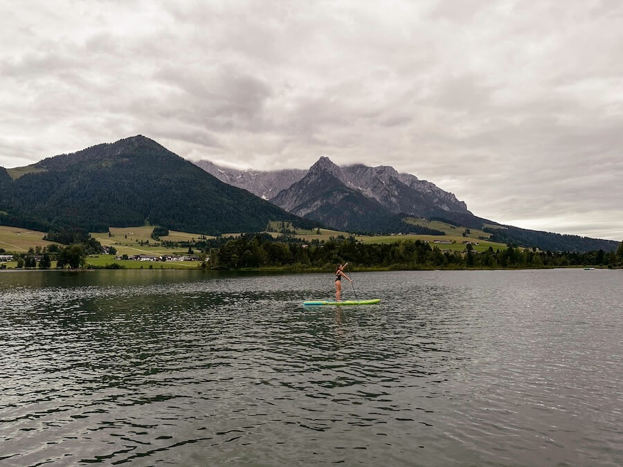 Stand Up Paddle auf dem Walchse