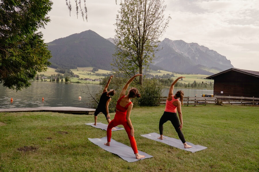 Yoga am Walchsee im Kaiserwinkl