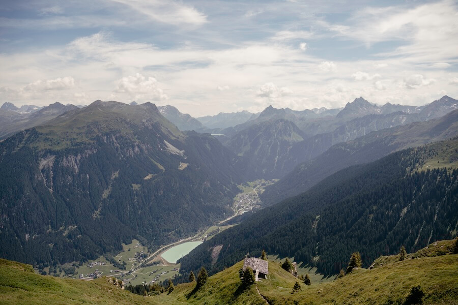 Blick auf den Kopssee vom Vier Barga Aussichtspunkt