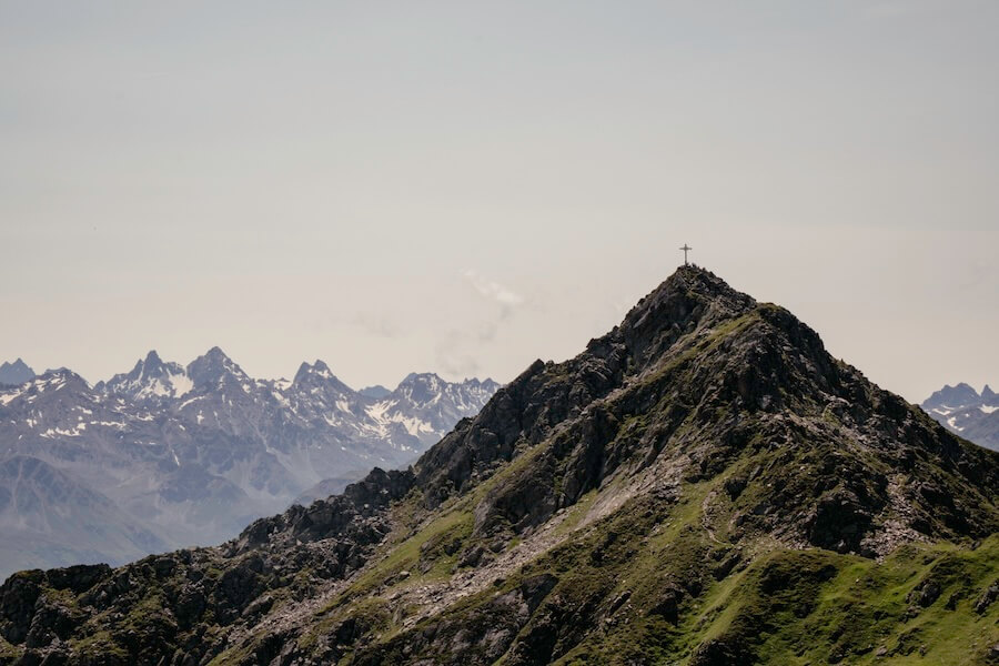 Blick auf die Zamangspitze