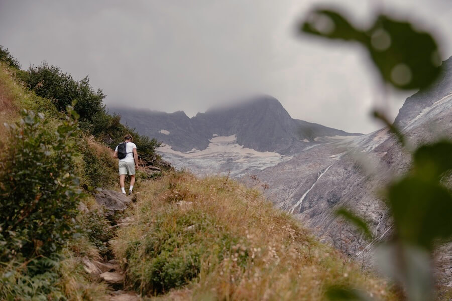 Wandern mit Gletscherblick