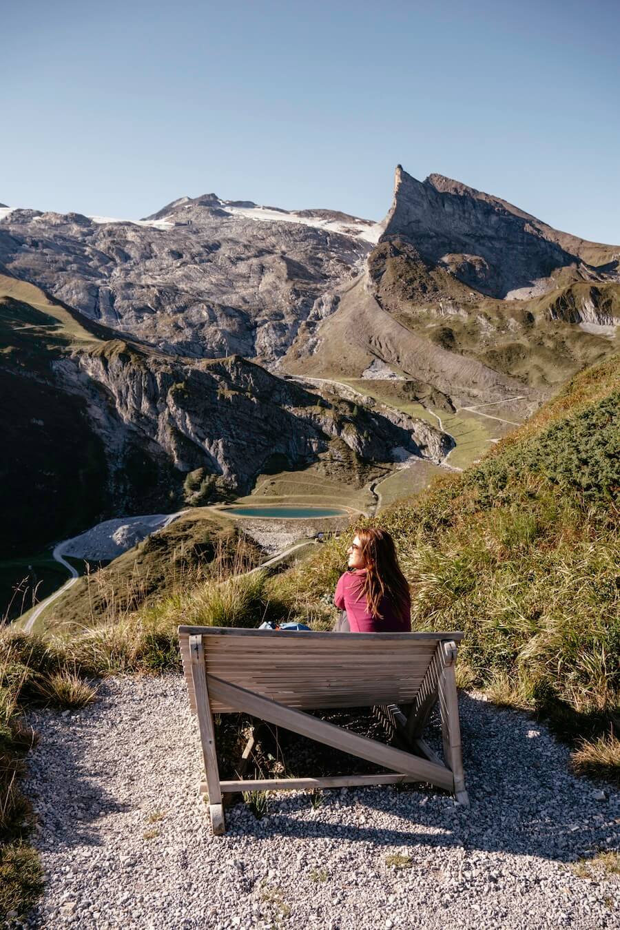 Blick vom Sommerberg auf den Hintertuxer Gletscher