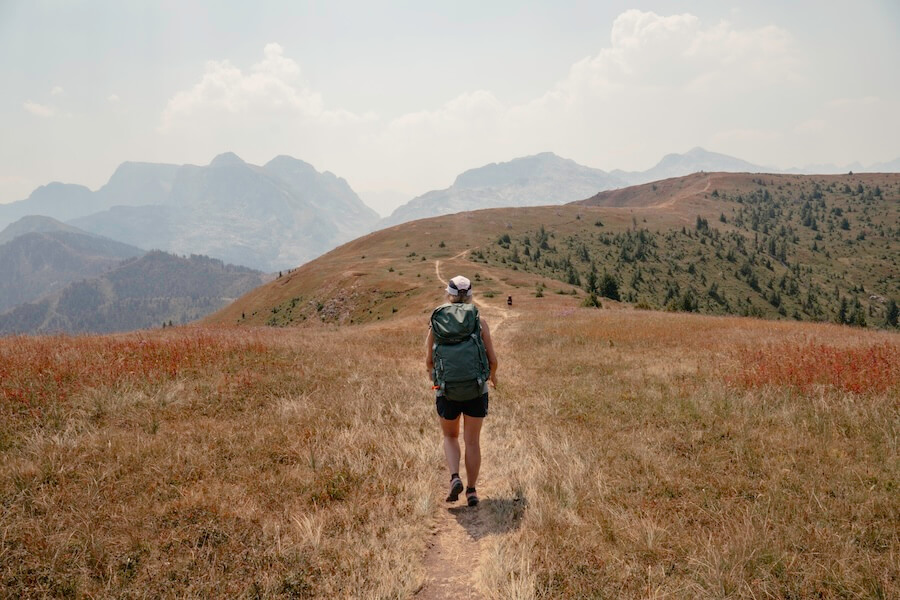 Wundervoller Kammweg auf dem Balkan Trail