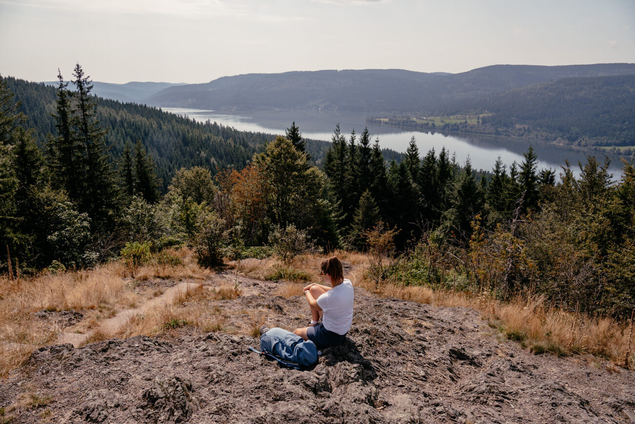 Ausblick Bildstein auf Schluchsee