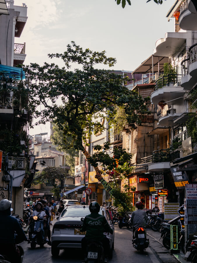 In den Straßen von Hanoi