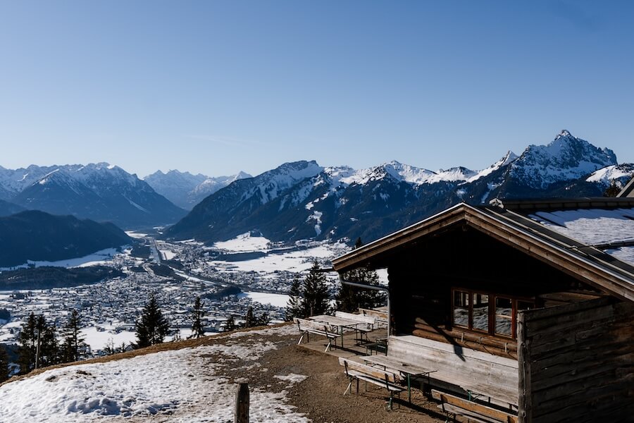 Dürrenberger Alm hoch über Reutte